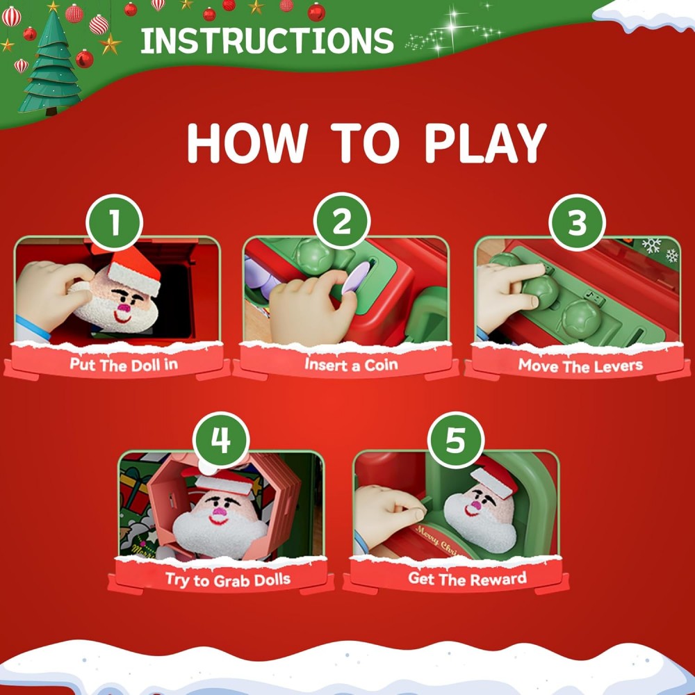 Christmas Claw Machine For Kid - Arcade Vending Machine recension och pris